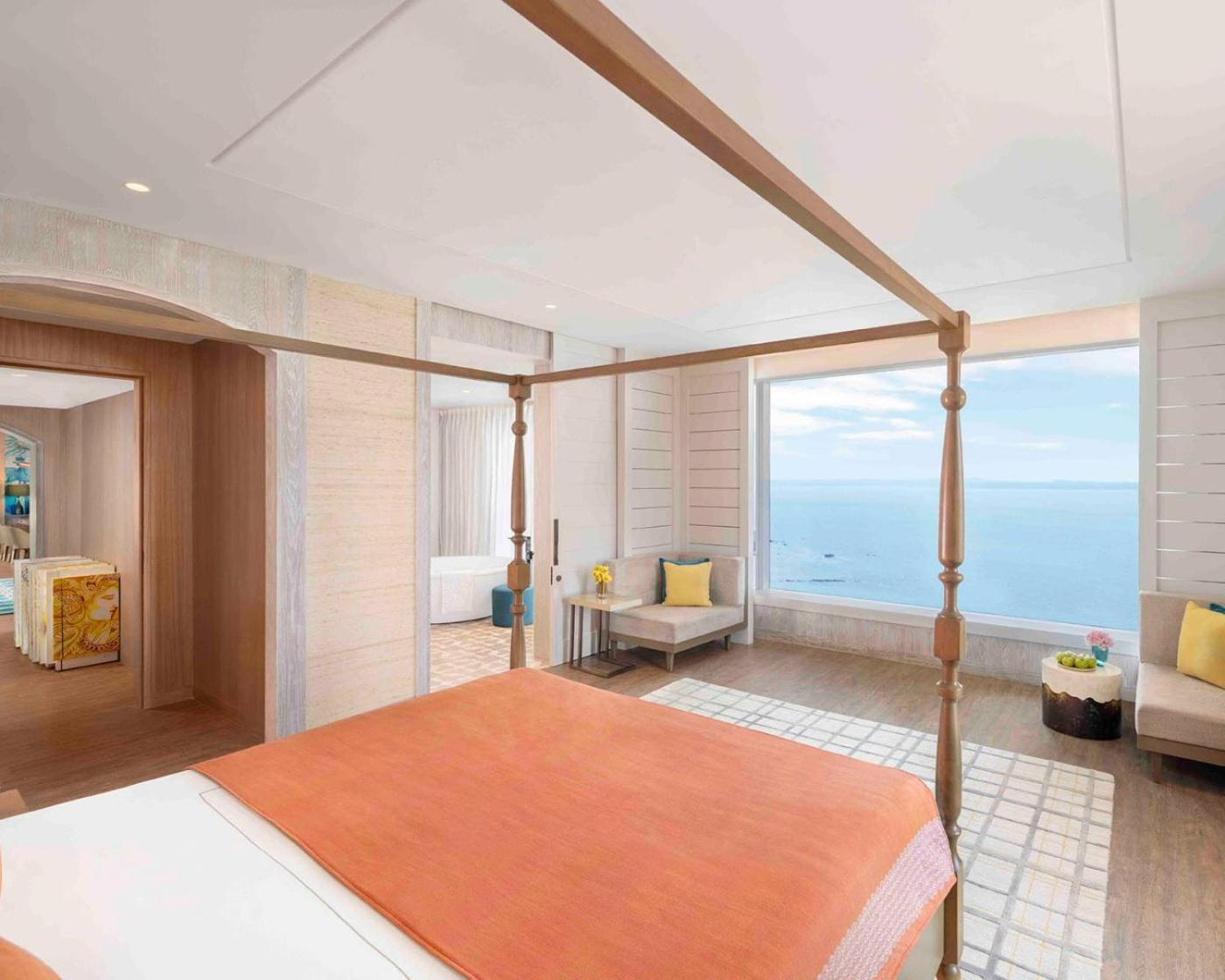 Taj Cidade De Goa Horizon, Goa ปณชี ภายนอก รูปภาพ A bedroom at the hotel